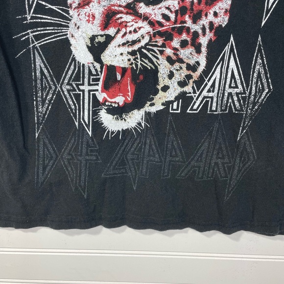 Def Leppard Band Black Tee Shirt Medium Women’s - Picture 4 of 7
